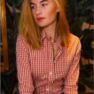 The Shirt by Rochelle Behrens.  Red gingham, like new condition